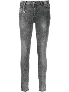 Philipp Plein jean skinny à taille haute - Gris