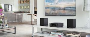 Denon N-10BK Home audio-minisysteem Zwart 130 W