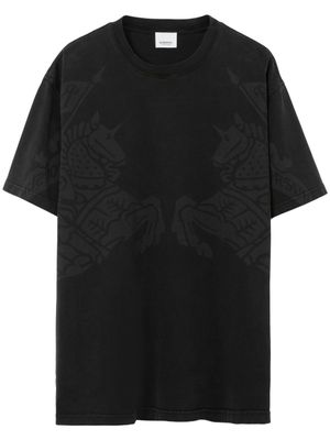 Burberry t-shirt Equestrian Knight - Noir