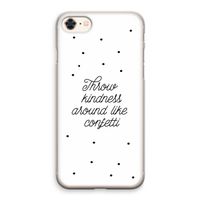 Confetti: iPhone 8 Transparant Hoesje