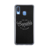Capable: Samsung Galaxy A40 Transparant Hoesje