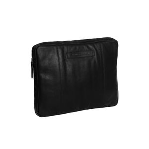 Chesterfield - Glenn lederen laptop sleeve hoes - 15 inch - Zwart