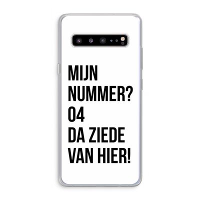 Da ziede van hier: Samsung Galaxy S10 5G Transparant Hoesje
