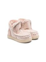 Mou Kids bottines en daim - Rose