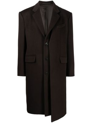 SONGZIO manteau à design superposé - Marron