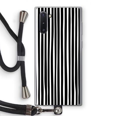 Stripes: Samsung Galaxy Note 10 Transparant Hoesje met koord