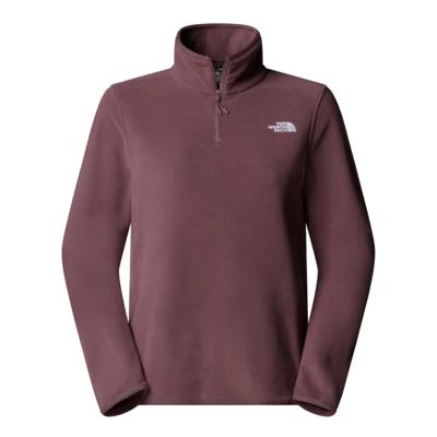 The North Face Glacier 1/4 Zip Fleece Dames Tawny Quartz L