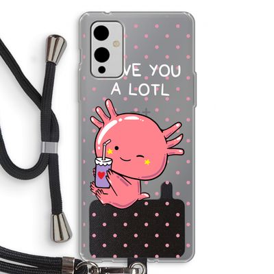 Love You A Lotl: OnePlus 9 Transparant Hoesje met koord
