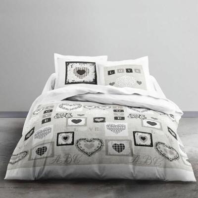 Beddengoedset TODAY Hartjes Wit Tweepersoonsbed 240 x 260 cm