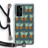Sansevieria: Huawei P40 Transparant Hoesje met koord