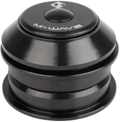 M-Wave balhoofdstel zs44/44 c 8-delig zwart/zilver