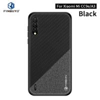 PINWUYO Honors-serie schokbestendige PC + TPU beschermende case voor Xiaomi mi CC9e/a3 (zwart)