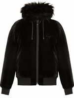 Giuseppe Zanotti veste Tasha en velours - Noir
