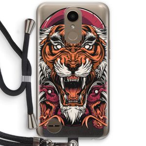 Tiger and Rattlesnakes: LG K10 (2017) Transparant Hoesje met koord
