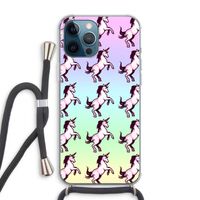 Musketon Unicorn: iPhone 12 Pro Max Transparant Hoesje met koord