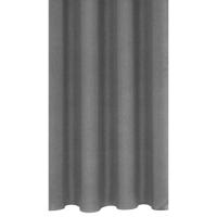 Leen Bakker - Gordijnstof Aiden - Donker - Polyester - Grijs - B150 Cm