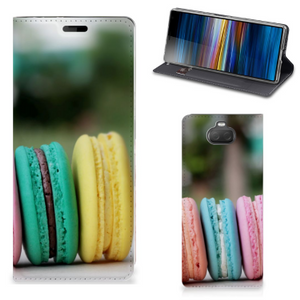 Sony Xperia 10 Flip Style Cover Macarons