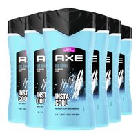 Axe - 3-in-1 - Douchegel, Facewash & Shampoo Mannen - Ice Chill - 6 x 400 ml - XL - Voordeelverpakking - thumbnail