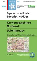 Wandelkaart BY10 Alpenvereinskarte Karwendelgebirge Nordwest - Soierng - thumbnail