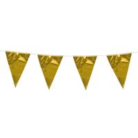 Metallic vlaggenlijn goud (10m)