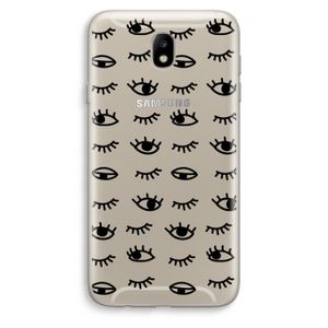 Eye pattern #2: Samsung Galaxy J7 (2017) Transparant Hoesje