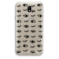 Eye pattern #2: Samsung Galaxy J7 (2017) Transparant Hoesje