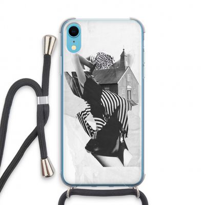 House: iPhone XR Transparant Hoesje met koord