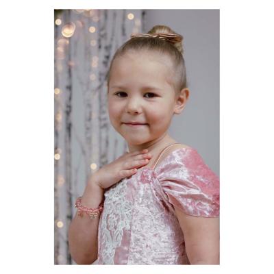 Great Pretenders Precious bows kralenarmband roze