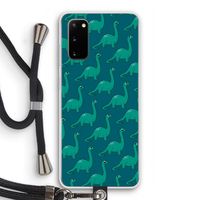 Diplodocus: Samsung Galaxy S20 Transparant Hoesje met koord