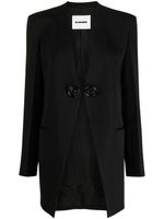 Jil Sander veste à simple boutonnage - Noir