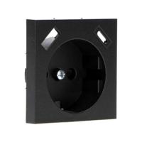 Reflex Inlegplaat voor wandcontactdoos met USB-C & USB - Zwart Reflex Inlegplaat voor wandcontactdoos met USB-C & USB - Zwart