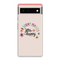 Happy days: Google Pixel 6 Transparant Hoesje
