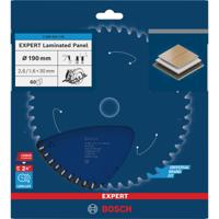 Bosch Professional Cirkelzaagblad EXPERT Laminated Panel | Ø 190 x 2,6 x 30mm 60T - 2608644130