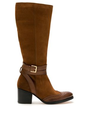 Sarah Chofakian bottes Excess - Marron