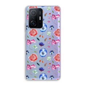 Bloemetjes: Xiaomi 11T Pro Transparant Hoesje