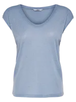 Only Silvery Lurex Top