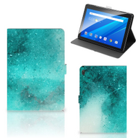 Hoes Lenovo Tab E10 Painting Blue