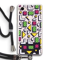 8-bit N°4: Pixel 3 Transparant Hoesje met koord