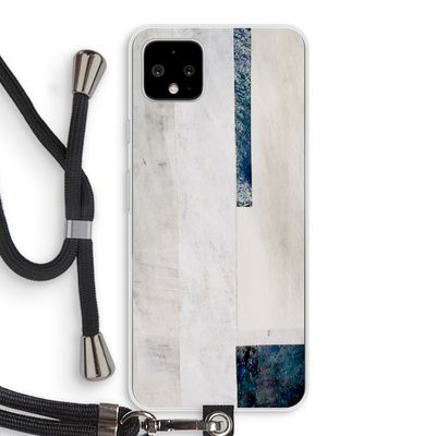 Meet you there: Pixel 4 XL Transparant Hoesje met koord
