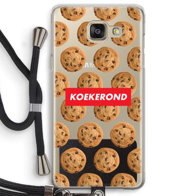Koekerond: Samsung Galaxy A5 (2016) Transparant Hoesje met koord