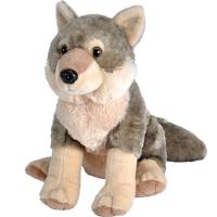 Pluche wolf knuffel - 30 cm - wolven knuffels