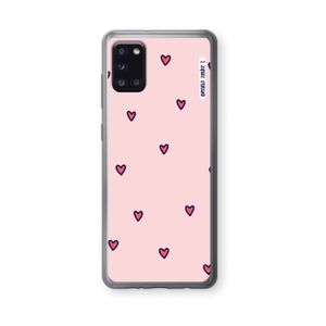 Hartjes: Samsung Galaxy A31 Transparant Hoesje