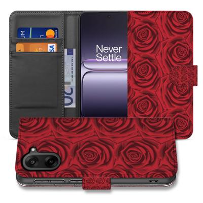 Bookcase Hoesje OnePlus Nord CE 5 | Red Roses
