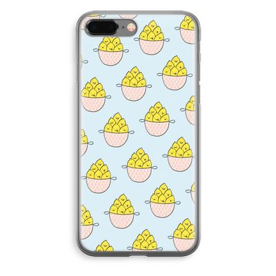 Citroenen: iPhone 8 Plus Transparant Hoesje