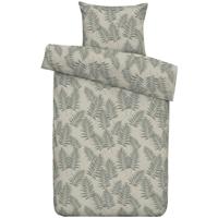 2e Halve Prijs Leen Bakker - Dekbedovertrek Lewis - Zand/taupe - 140x220 Cm - Polyester/Katoen - Groen#Taupe#Beige