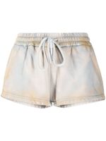 Off-White short Laundry à lien de resserrage - Bleu
