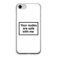 Safe with me: iPhone 8 Transparant Hoesje