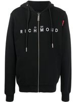 John Richmond hoodie Palando à logo imprimé - Noir - thumbnail