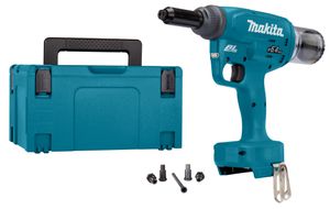 Makita DRV250ZJ 18V Blindklinknageltang t/m 6,4 mm | zonder accu&apos;s en lader - DRV250ZJ