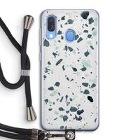 Terrazzo N°2: Samsung Galaxy A40 Transparant Hoesje met koord